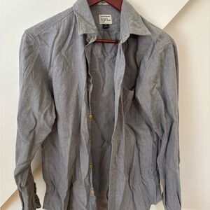 J. Crew Classic Gray Slim Fit Shirt